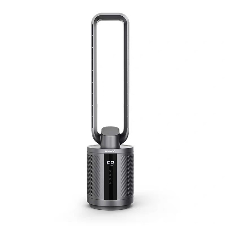 Quạt không cánh deawoo f9 max với 9 tốc độ gió - quạt không cánh tự deawoo .lọc không khí ,bù ẩm - quạt không cánh lọc không khí phun sương tạo độ ẩm daewoo