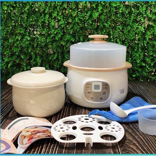 Nồi Nấu Cháo Cho Bé, Ninh Hầm Lotor ® 0.8L - Nấu Cháo, Ninh Hầm, Nấu Chè, Chưng Yến