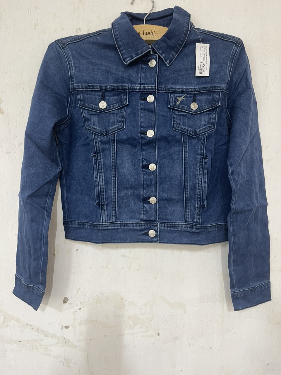 Áo khoác jean nữ hàng lẻ size sale chất đẹp