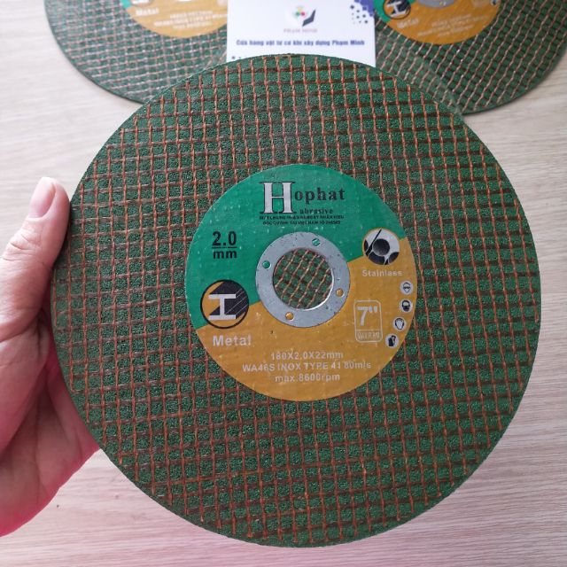 Đá cắt xanh hp 180 x 2.0 x 22mm