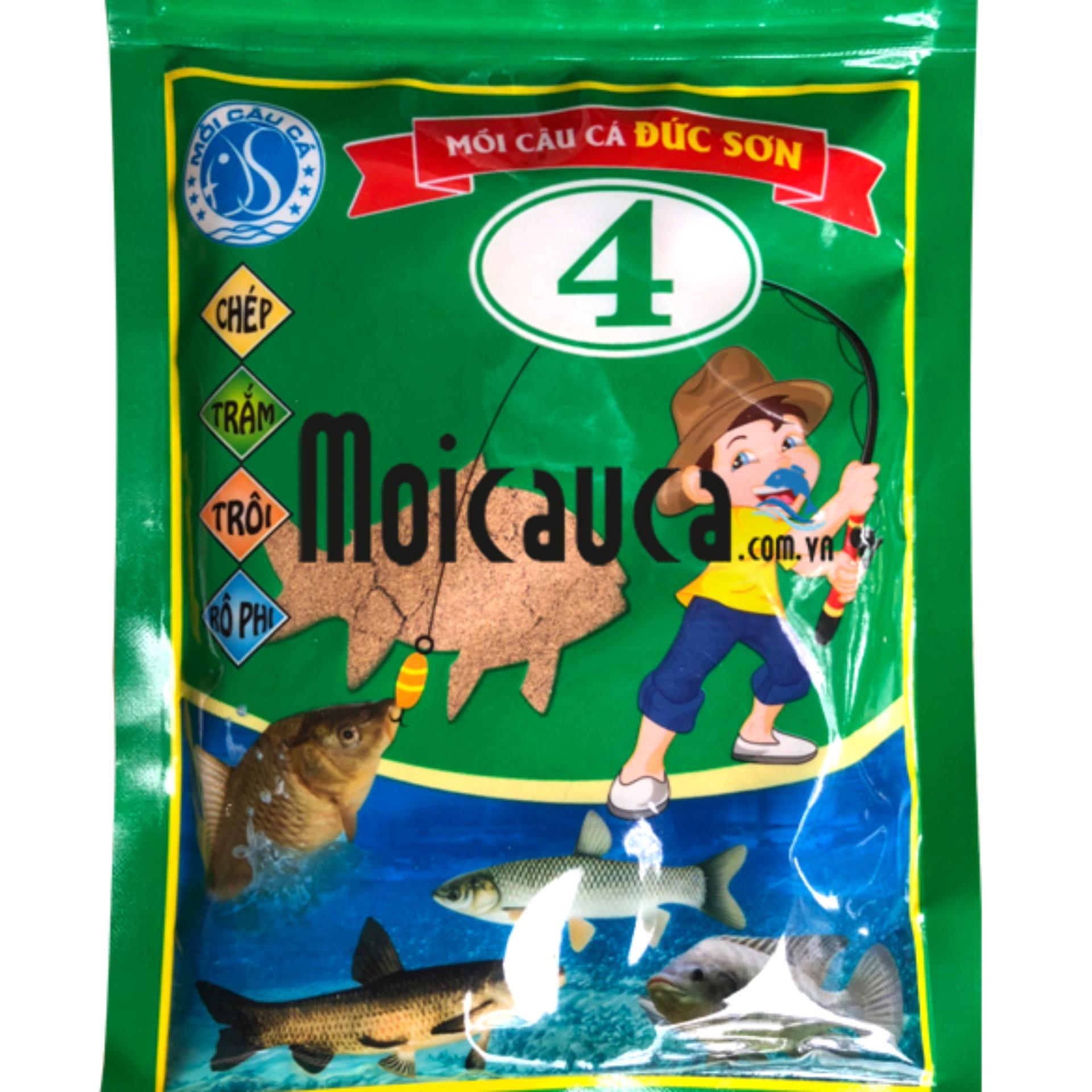 Mồi câu cá số 4 hiệu đức sơn mùi tanh, câu các loại cá siêu nhạy