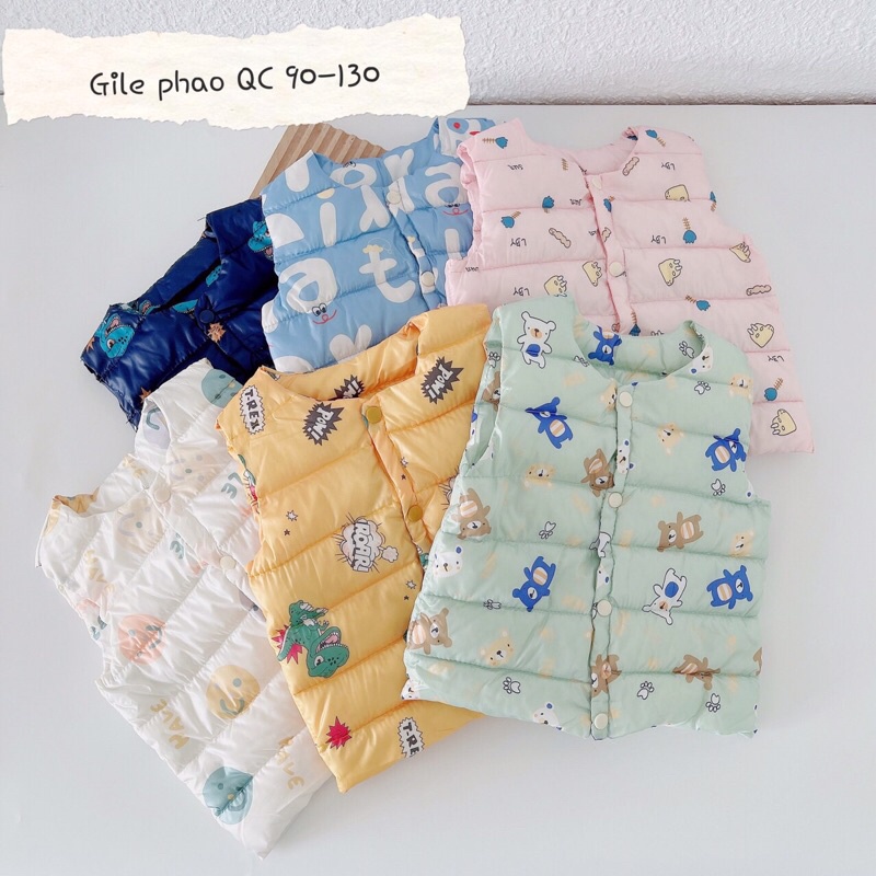 Áo phao Gile siêu nhẹ trẻ em