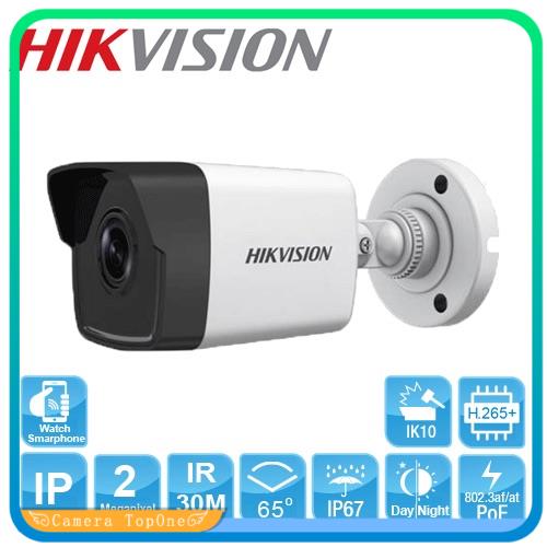 [HCM][NHÀ PHÂN PHỐI BH 2 NĂM FREESHIP 20K]Camera IP Hikvision DS-2CD1023G0E-I(L) Full HD chuẩn H265+ hỗ trợ POE