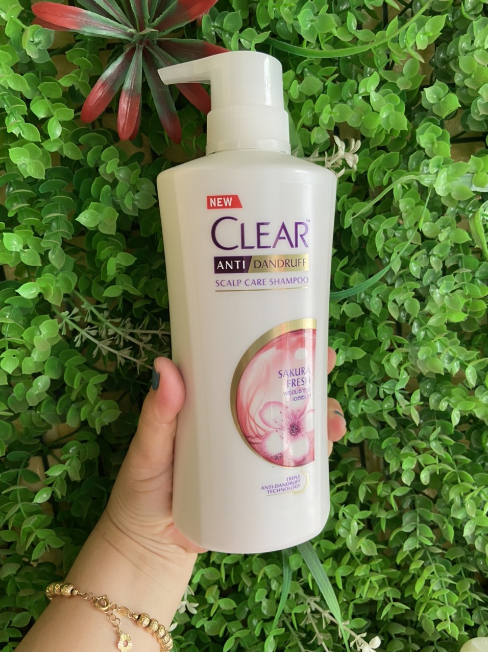 Dầu gội clear & clear hoa anh đào thái lan 480ml
