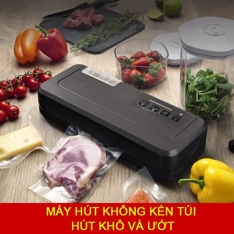Gia may hut chan khong, Máy hút chân không không kén túi P290 bản nâng cấp 2021 bảo quản thực phẩm dùng cho cả đồ khô, ướt - Bảo hành 12 tháng