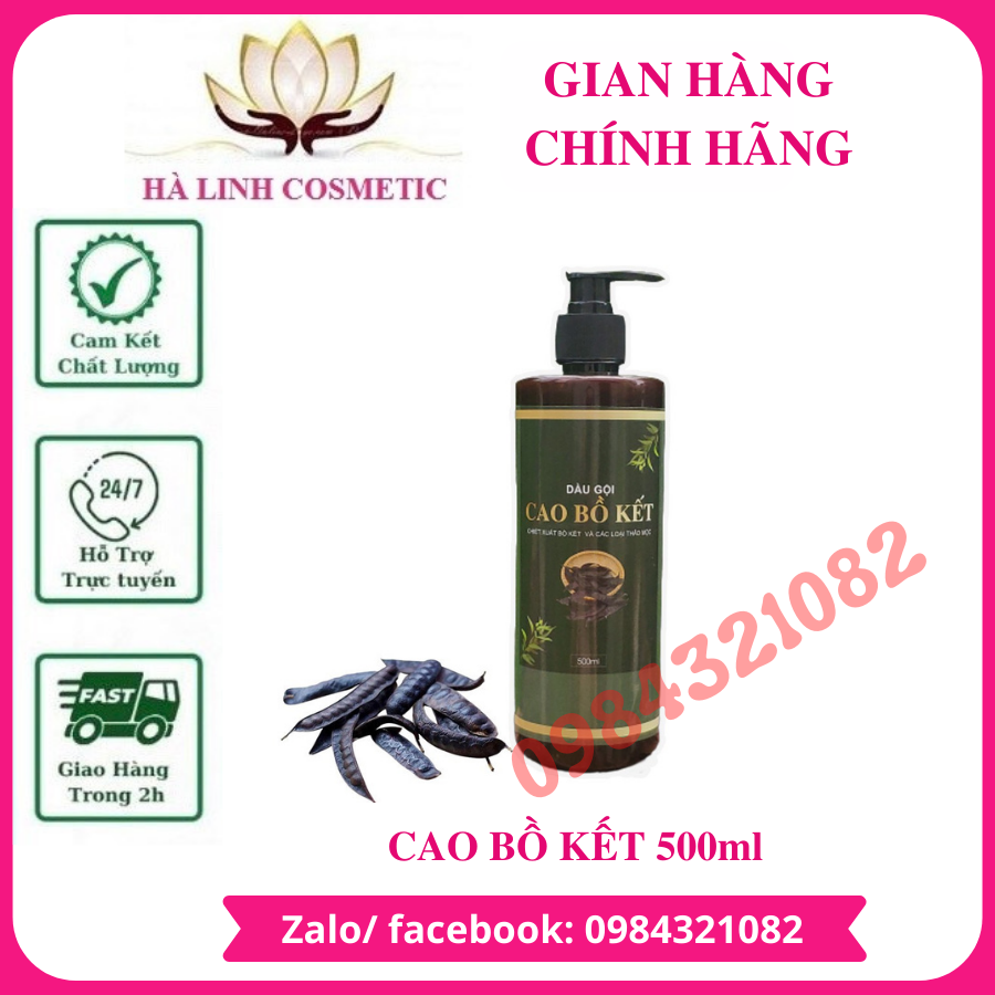 Giá sỉ 500ml Dầu gội cao Bồ Kết thảo mộc cô đặc