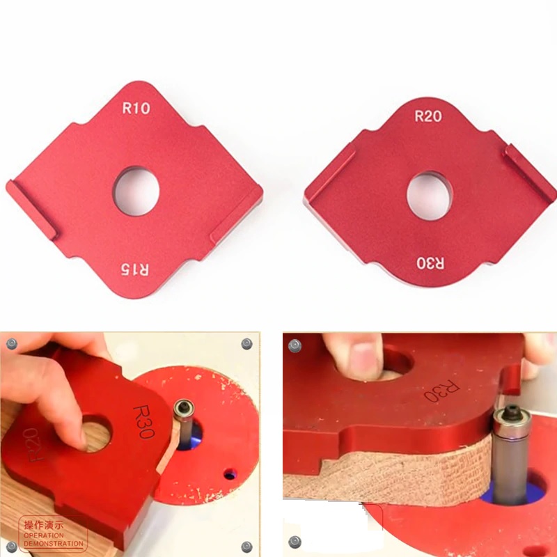 Cữ phay mép gỗ tròn - cữ máy phay gỗ bán kính 10 - 30mm