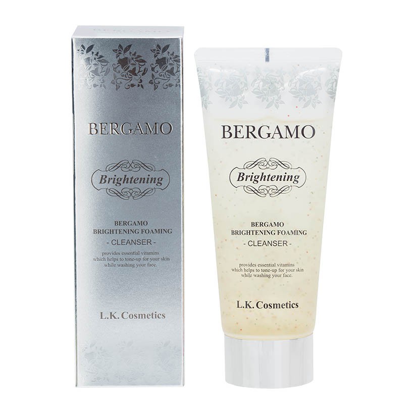 Sữa rửa mặt Bergamo Brightening dưỡng trắng căng mịn da foaming cleanser 150ml