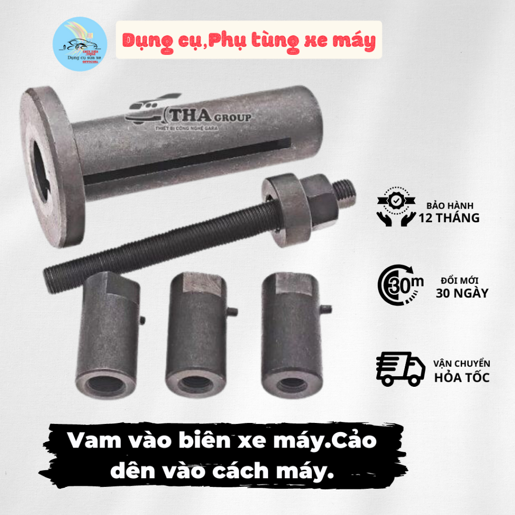 Vam vào biên xe máy.Cảo dên vào cách máy.Dụng cụ sửa xe máy
