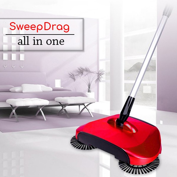[FREE SHIP] Chổi quét nhà hút bụi tự động thông minh 360 độ
