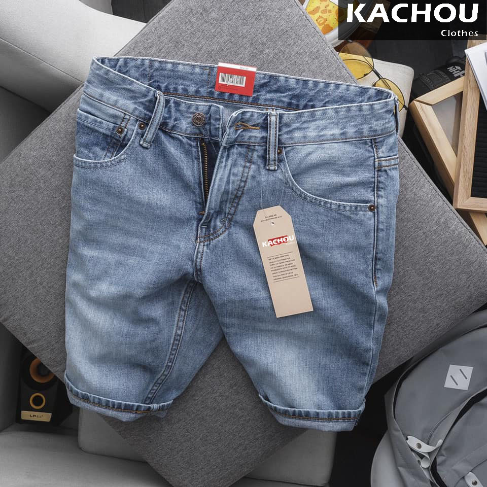 Quần short Jean nam Le.vis co dãn cao cấp - KaChou
