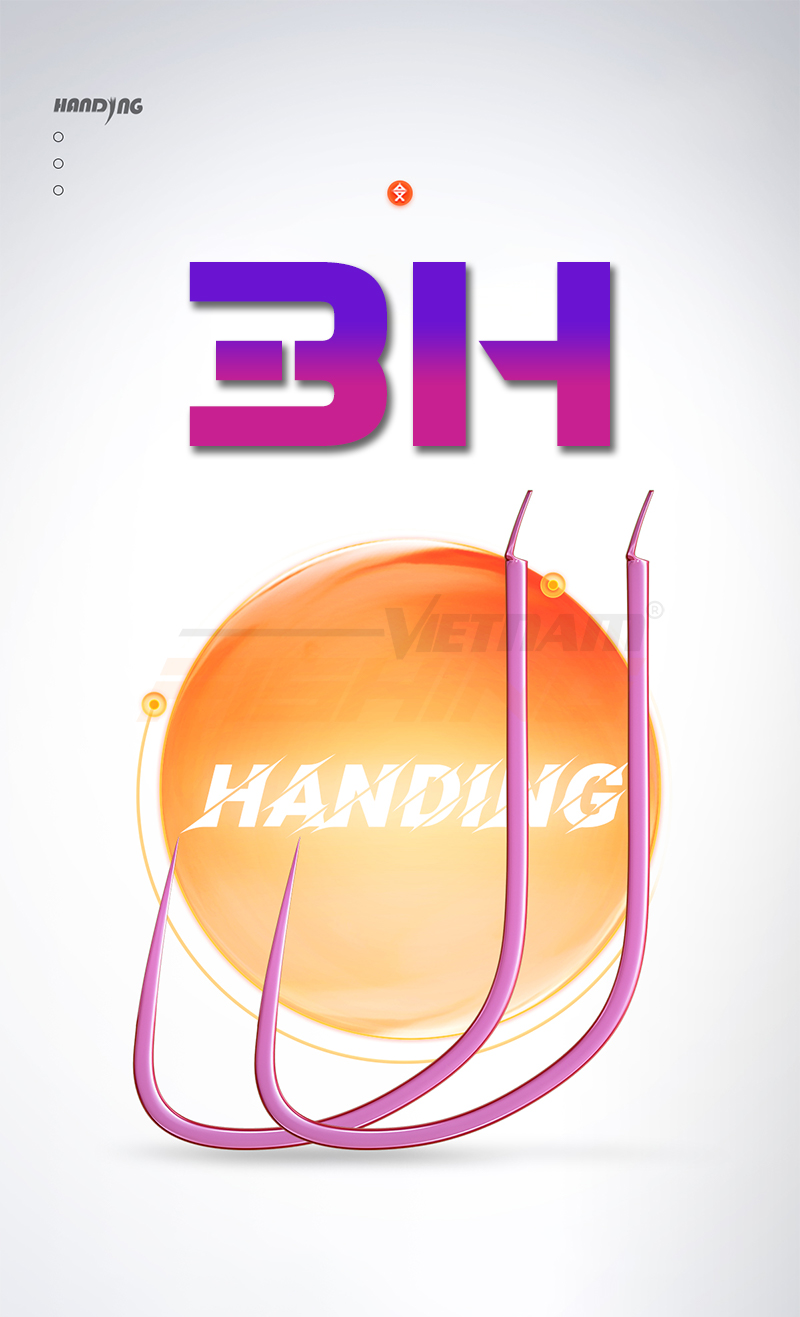 [Chính hãng] [Ảnh thật] Lưỡi Handing 3H không ngạnh, chuyên câu cá Diếc và cá loại cá nhỏ