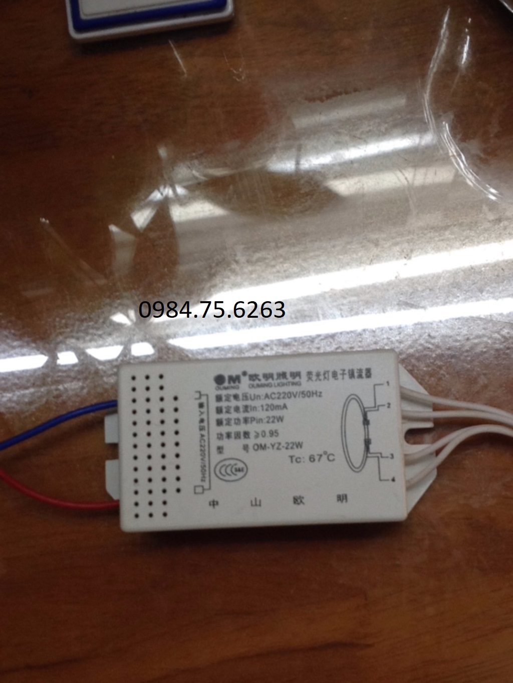 Chấn lưu/Tăng phô điện tử cho bóng huỳnh quang vòng T5 22w