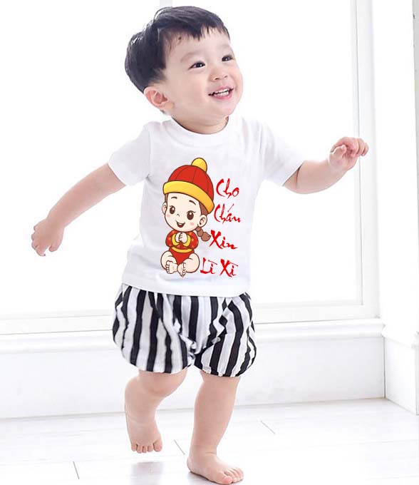 [HCM]Áo thun trẻ em TẾT TÂN SỬU 2021 | Áo TẾT LÌ XÌ CHO EM ĐI siêu đẹp BB89
