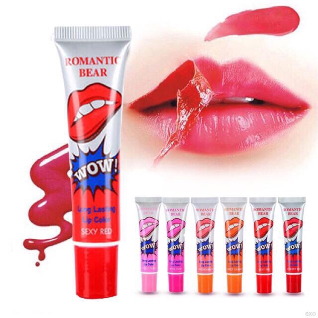 Son xăm môi Lipstick Romantic Bear WOW 15g