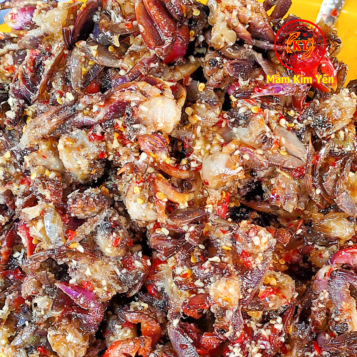 650gr Ba Khía Sữa Châu Đốc Trộn Sẵn Tỏi Ớt Con Mềm Ướp Gia Vị Vừa Ăn Không Cần Chế Biến