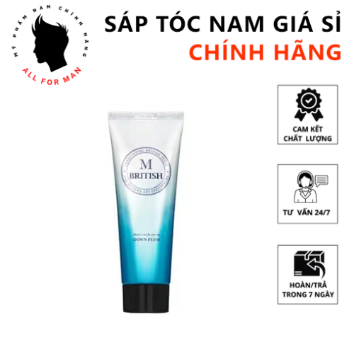Kem ép side tóc chuyên nghiệp cho Nam BRITISH M Men s Style Down Perm