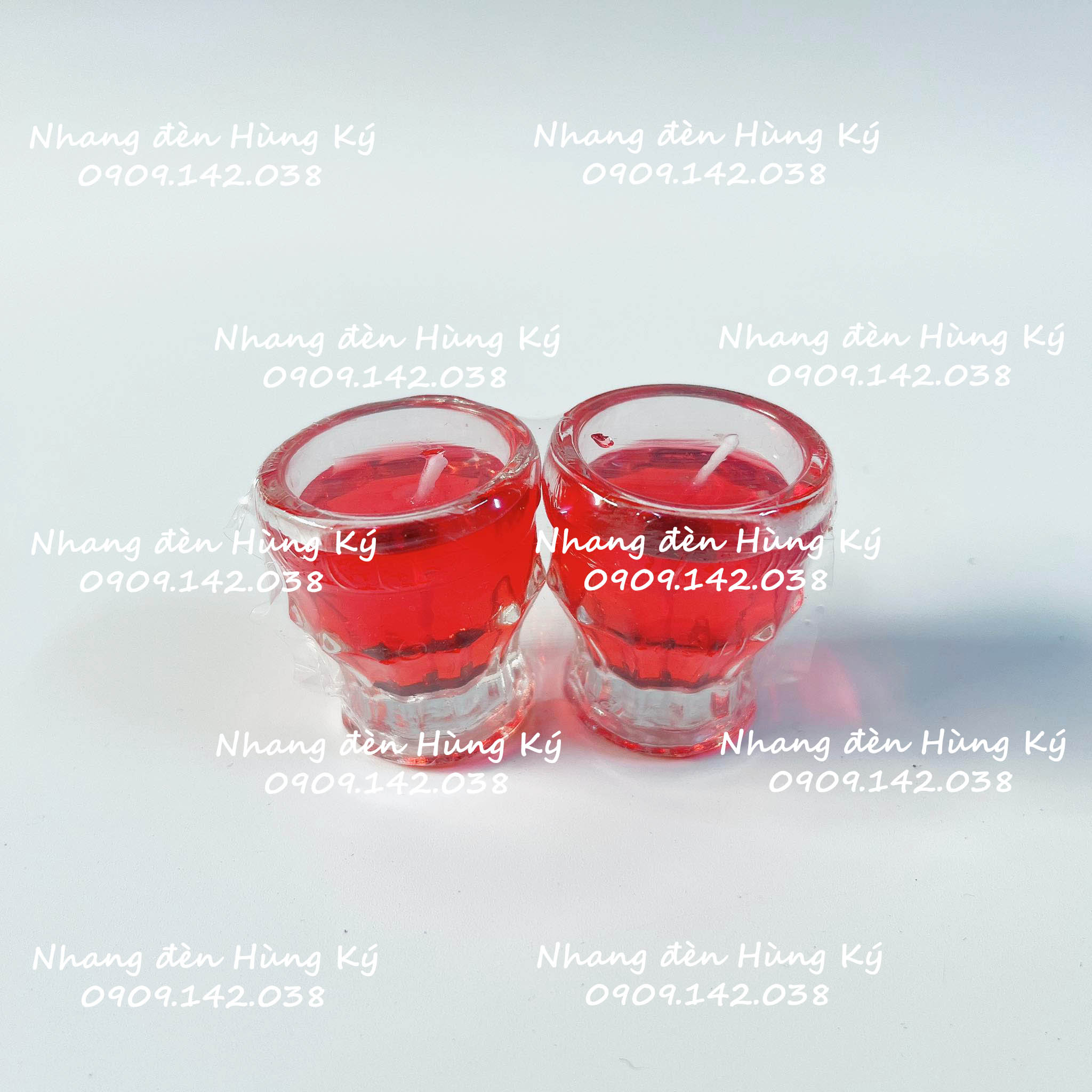 Đèn cầy ly mắc tre