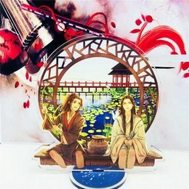 Standee Ma đạo tổ sư 4 mùa dạng tròn Tượng Acrylic Standee Anime mica mô hình phim Trần Tình Lệnh Lam Vong Cơ Ngụy Vô Tiện Tiêu Chiến Vương Nhất Bác