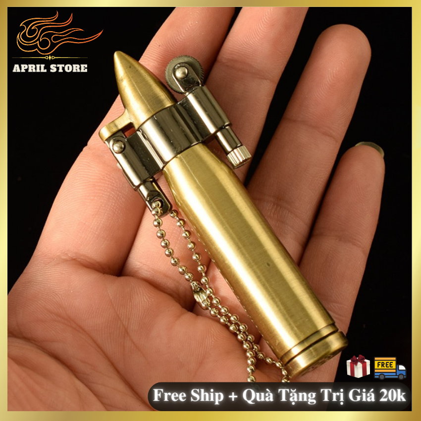 Bật Lửa-Hộp Quẹt DOLPHIN HY 677 Xài Xăng Tích Hợp Móc Khóa Tiện Lợi (Không Gas)