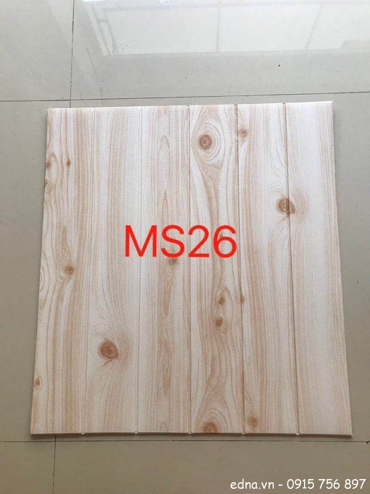 Bộ 10 tấm Xốp Dán Tường Giả Gỗ 3D Loại 1 dày 7mm Cách Âm, Cách Nhiệt Tiêu Chuẩn Hàn Quốc (kt 70cm x 77cm)