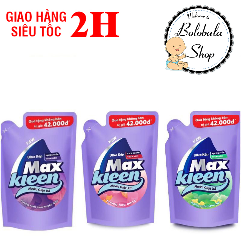 Nước giặt xả Maxkleen túi 600g