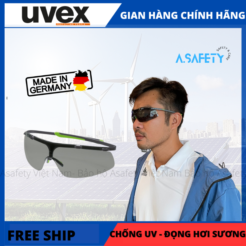 Kính bảo hộ uvex 9172281 super g chống đọng hơi sương