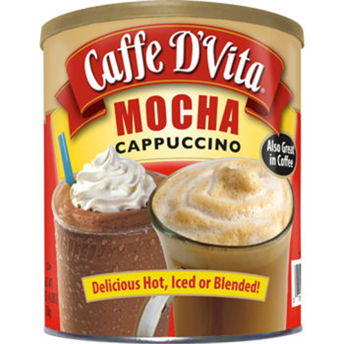 Bột cà phê sữa Mocha Capuchino Caffe của D Vita hộp 1.8kg của Mỹ