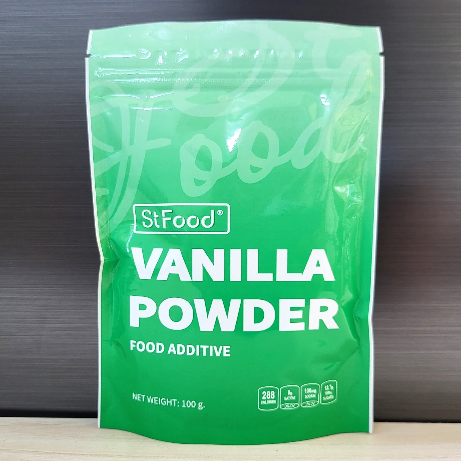 Stfood - gói x/lá 100g - bột tạo hương vani / thái lan / vanilla powder food additive