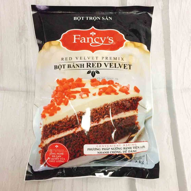 Bột bánh Red velvet trộn sẵn hiệu Fancy 1kg