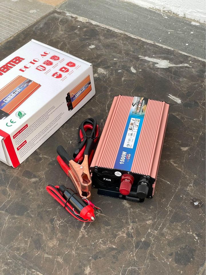 Bộ kích 12v lên 220v công suất 1500w, Bộ đổi điện iverter 1500w