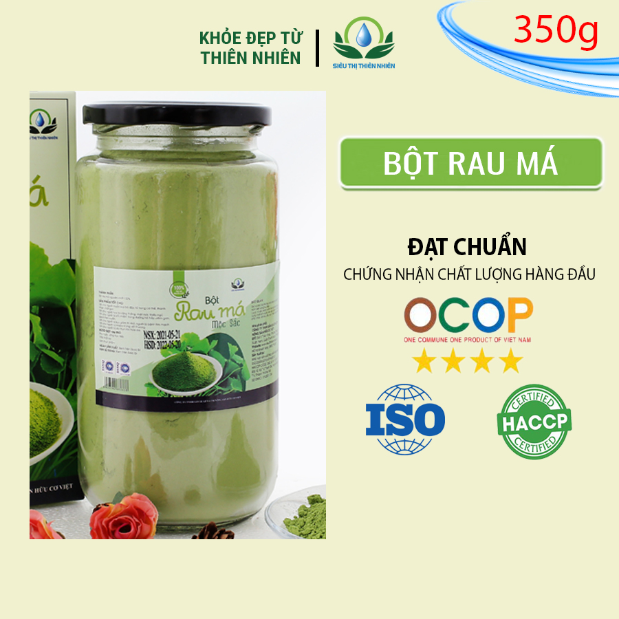 Bột rau má mộc sắc cao cấp 350g