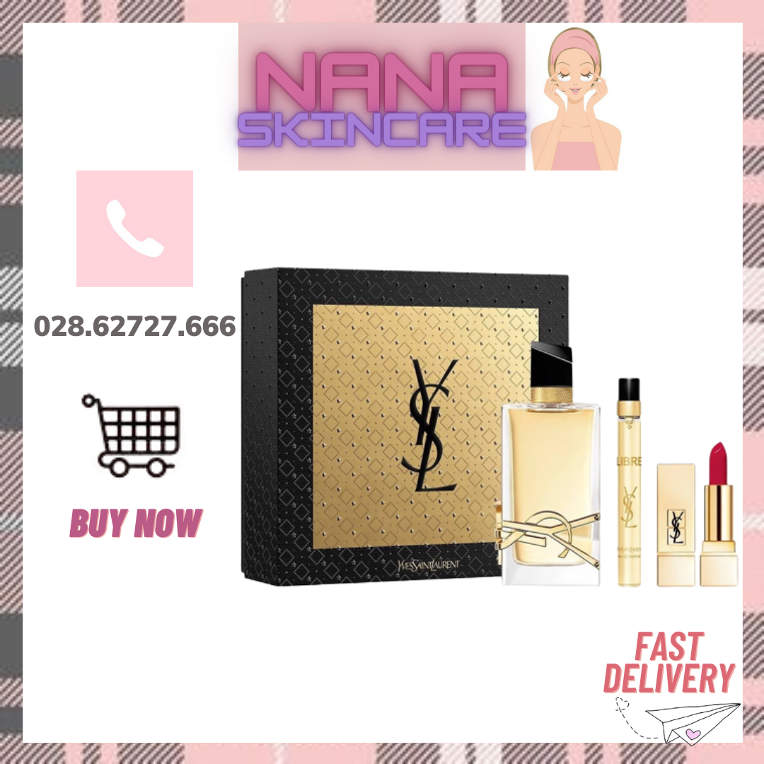 Bộ nước hoa gift set ysl libre edp holiday xmas