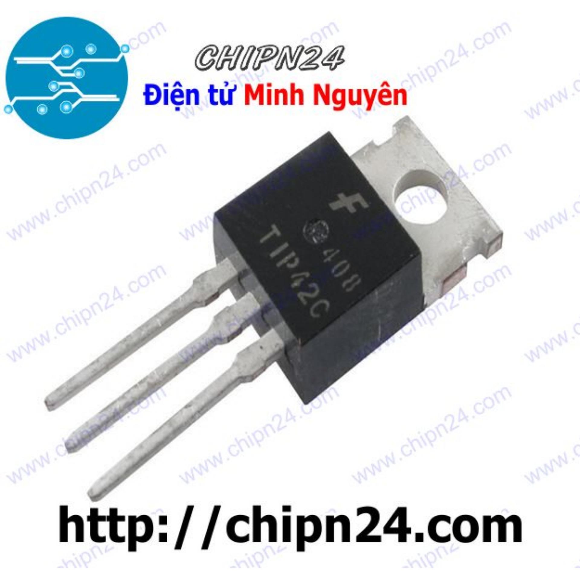 [3 con] (KT1) Transistor TIP42 TO-220 PNP 6A 100V (TIP42C)