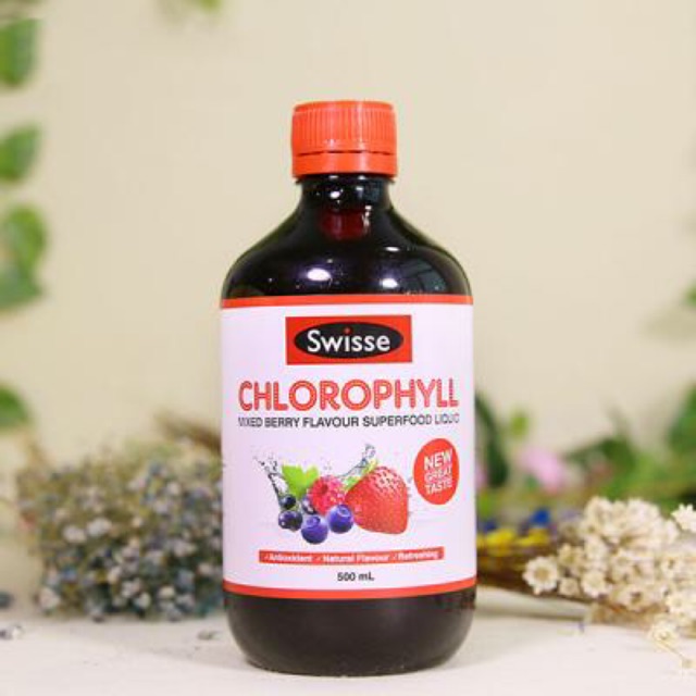 (Mẫu mới) - Nước diệp lục Úc Swisse Chlorophyll 500ml
