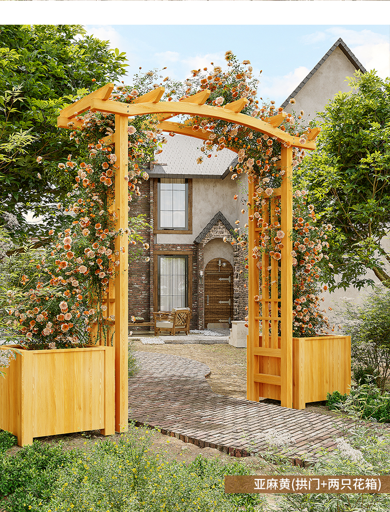 Cổng chào decor sân vườn Keria cao cấp gỗ Thông Newzeland nhập khẩu có bảo hành chống mối mọt