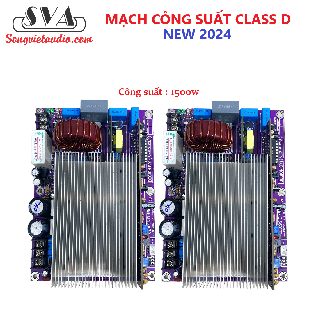 Công suất Class D 1500w - NEW 2024