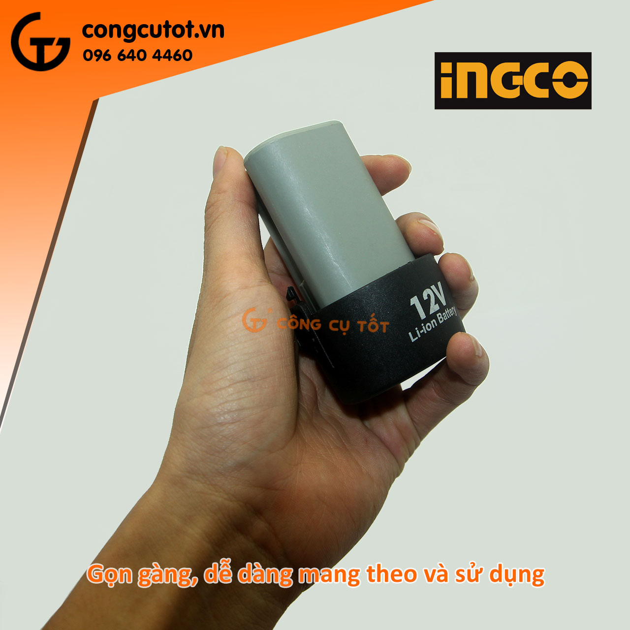 Pin lithium-ion ingco fbli12152, batli228120 12v