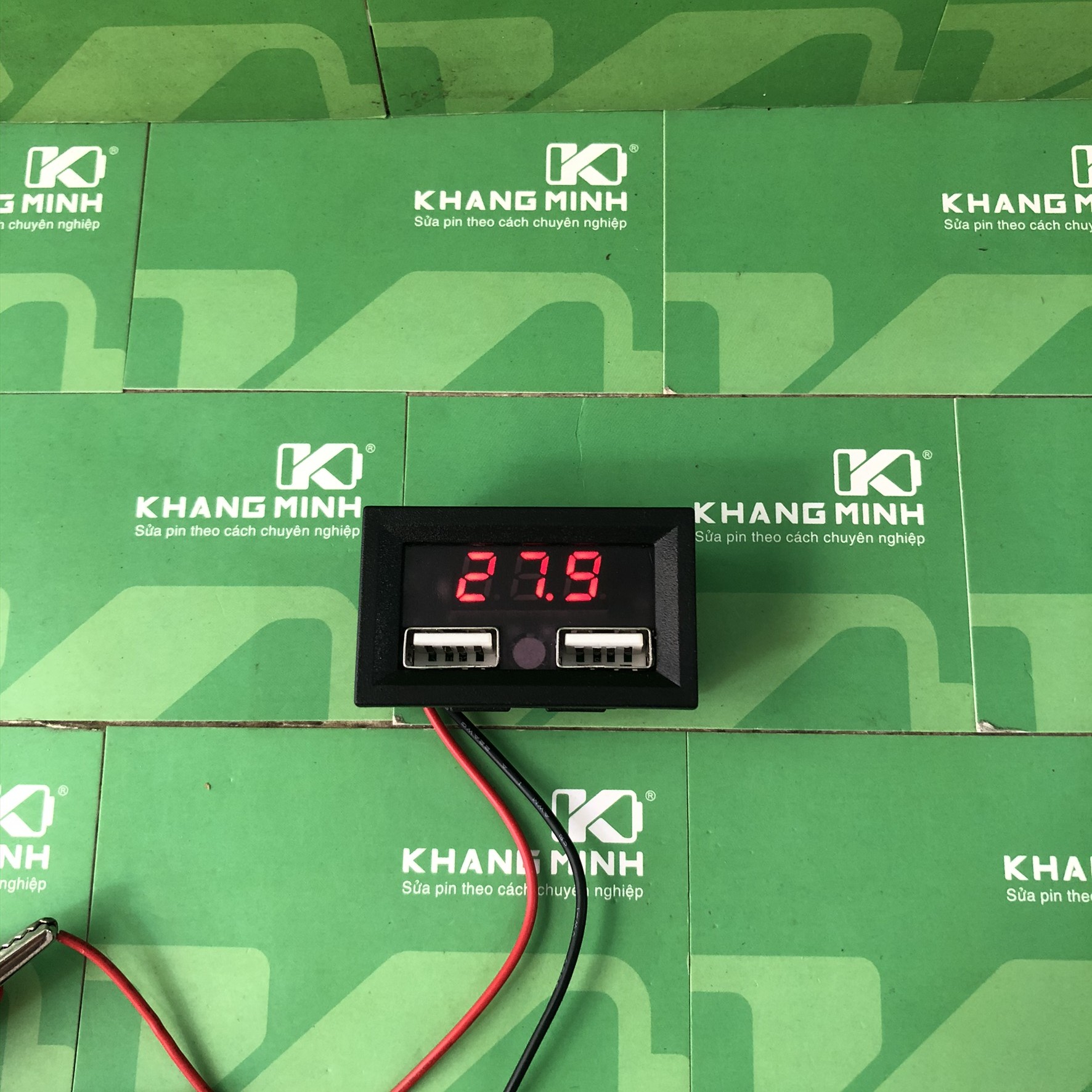 Mạch hạ áp 5v dc màn hình led có khung chống nước nguồn vào 8v - 55v