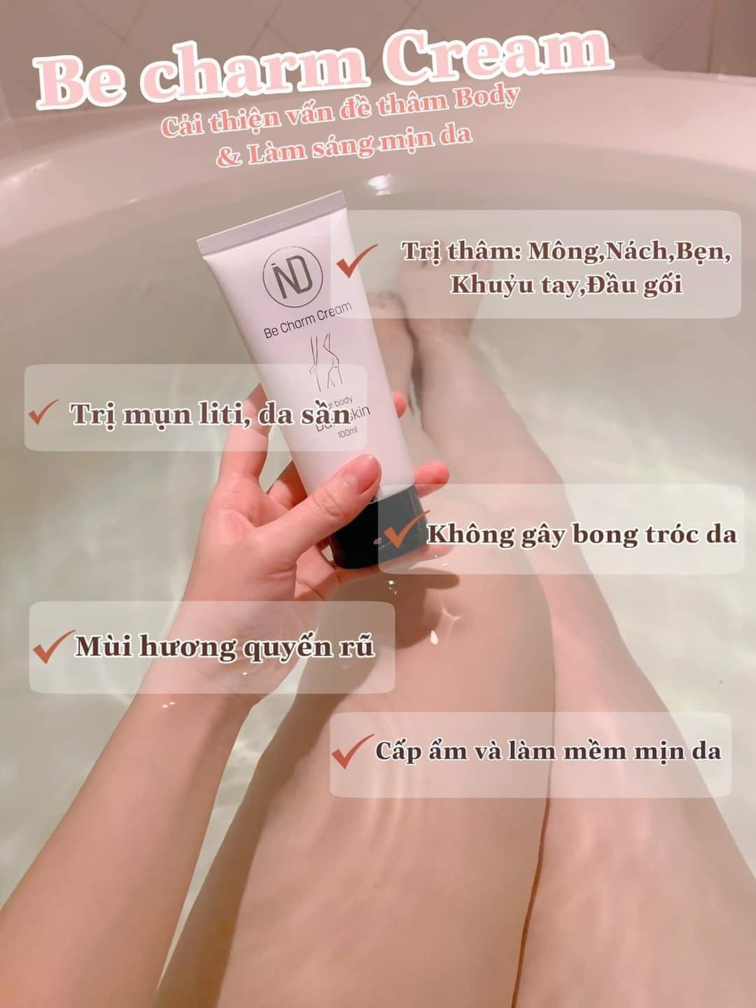 Kem thâm đa năng Be charm cream 6in1 100g
