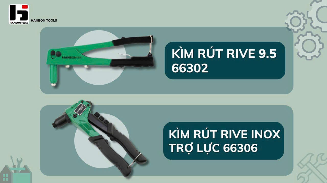 Kìm rút đinh tán, rút rive hanbon