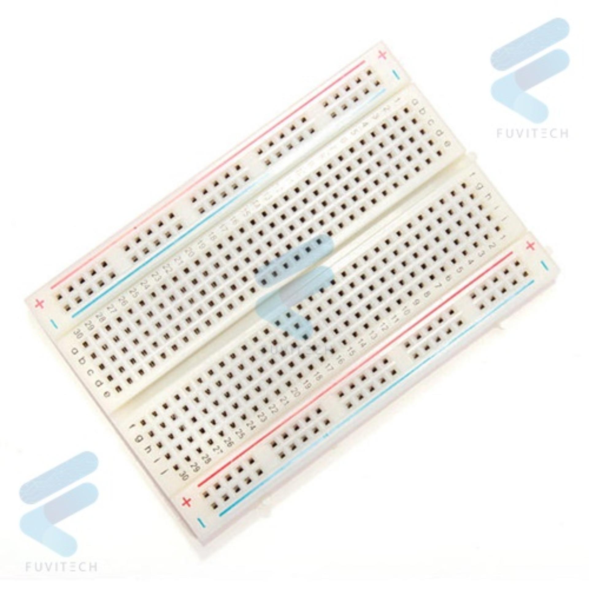 [HCM]Breadboard Cắm Linh Kiện 400 Lỗ 8.5x5.5cm