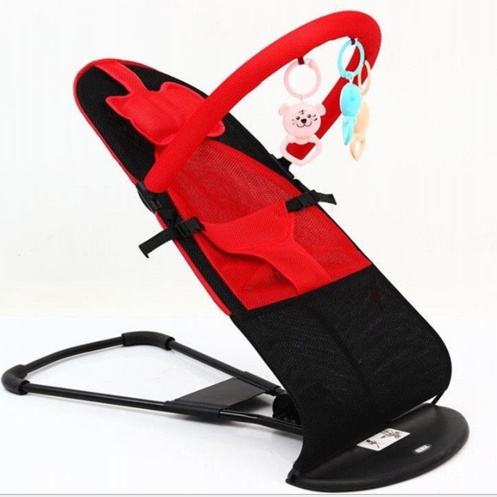 Ghế rung ghế nhún đa năng cho bé tặng kèm thú treo + gối đầu