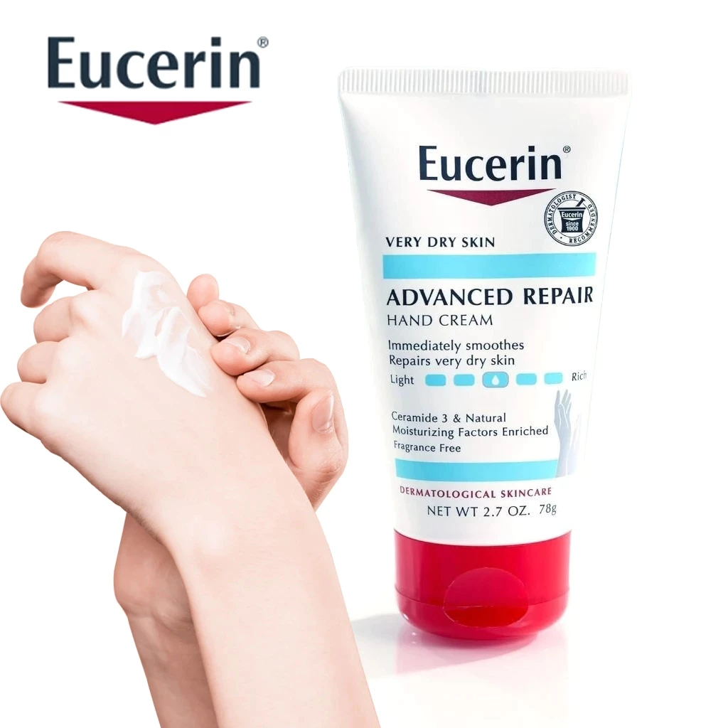  KEM DƯỠNG DA TAY DA CHÂN EUCERIN Advanced Repair Hand Cream date 