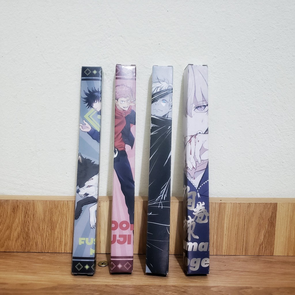 Bút bi Jujutsu Kaisen có thể thay ngòi kèm hộp bút - Bút bi Anime