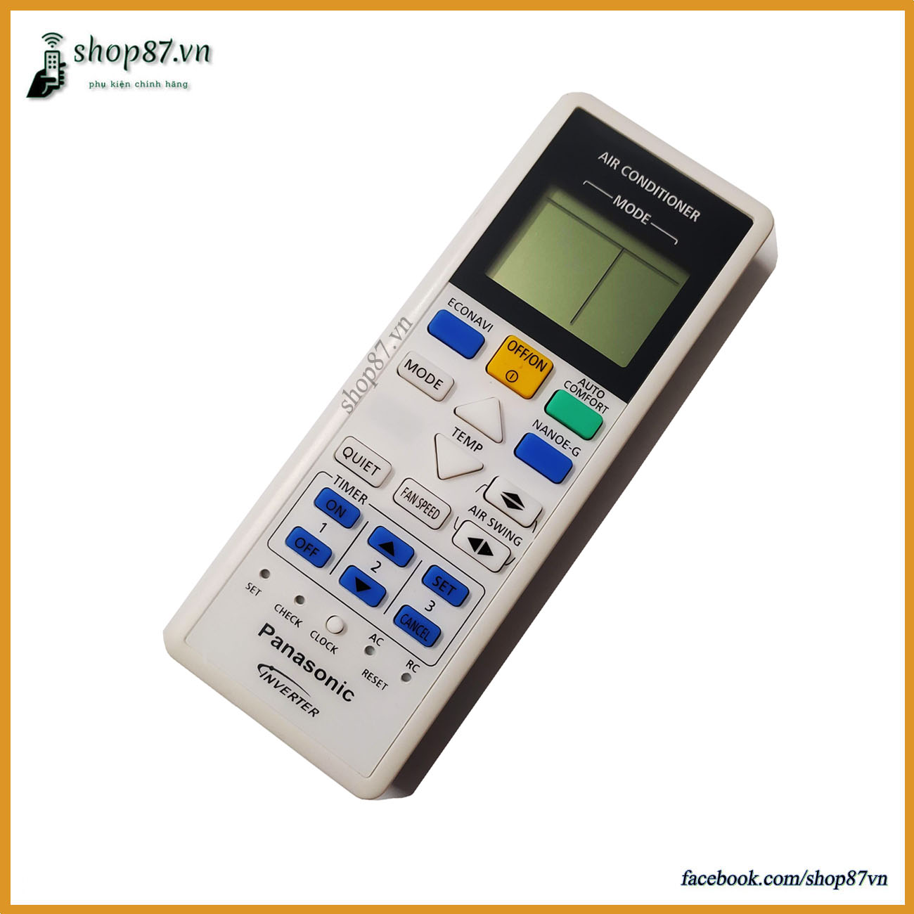 Điều khiển điều hòa Panasonic 2 chiều inverter