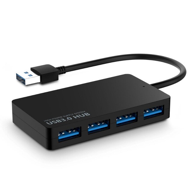 Hub USB 3.0 Tốc Độ Cao, Bộ Chuyển Đổi Chia 4 Cổng USB Cho PC, Máy Tính Xách Tay