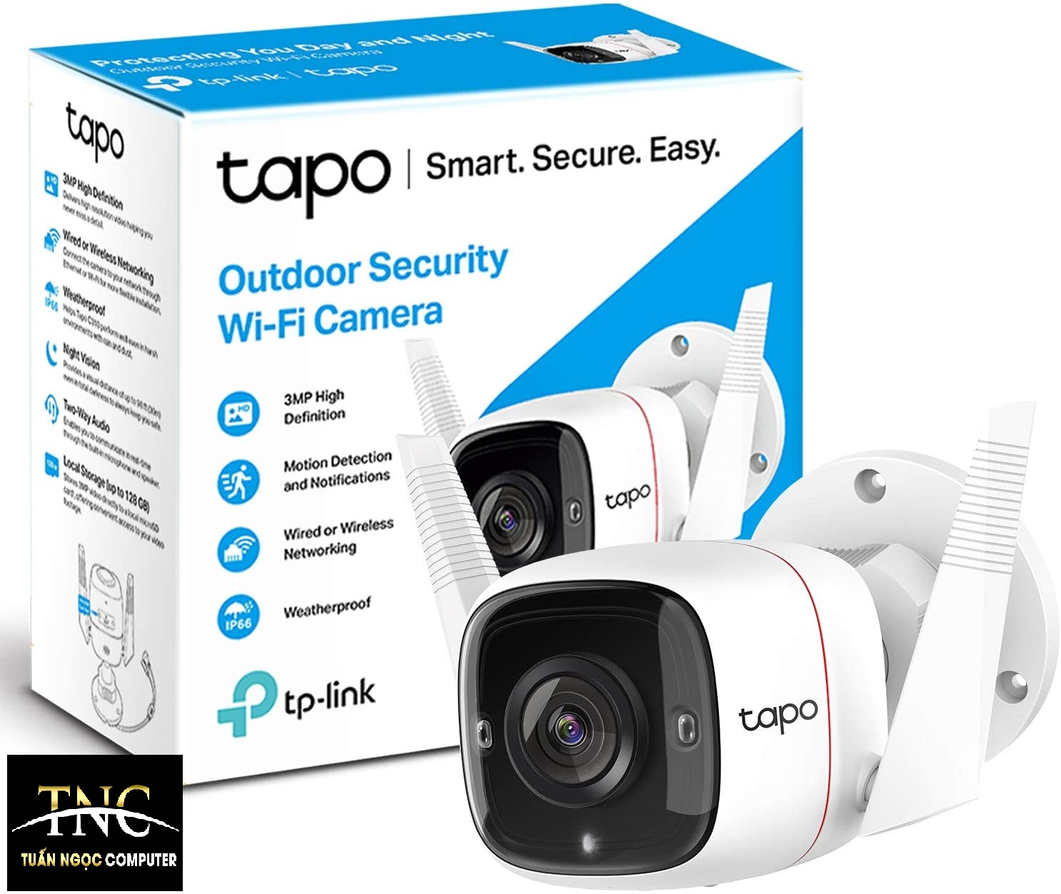 Camera ip wifi tp-link tapo c310 3mp an ninh ngoài trời