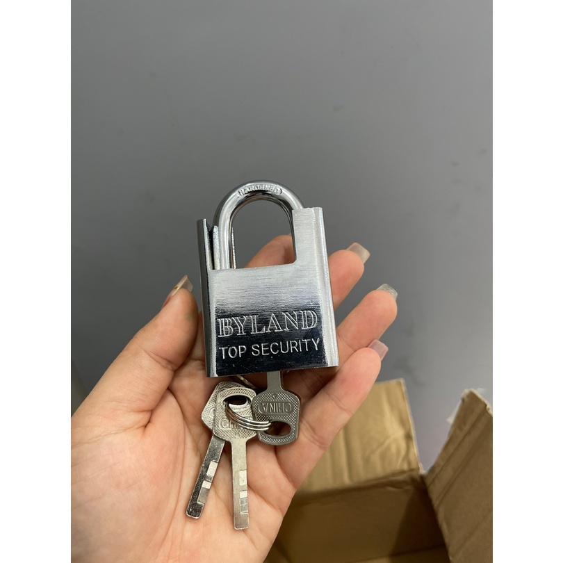Ổ khóa, khóa chống cắt thế hệ mới , ổ khóa chống cắt giá rẻ byland thép không gỉ 50mm, ổ khóa chống cắt chịu lực, ổ khóa byland 50mm, ổ khóa nhà, khóa chống cắt.
