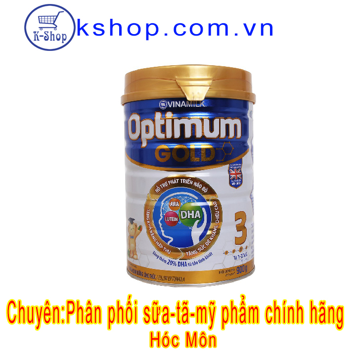 Sữa bột optimum gold 3 900g- cho bé 1 đến 2 tuổi